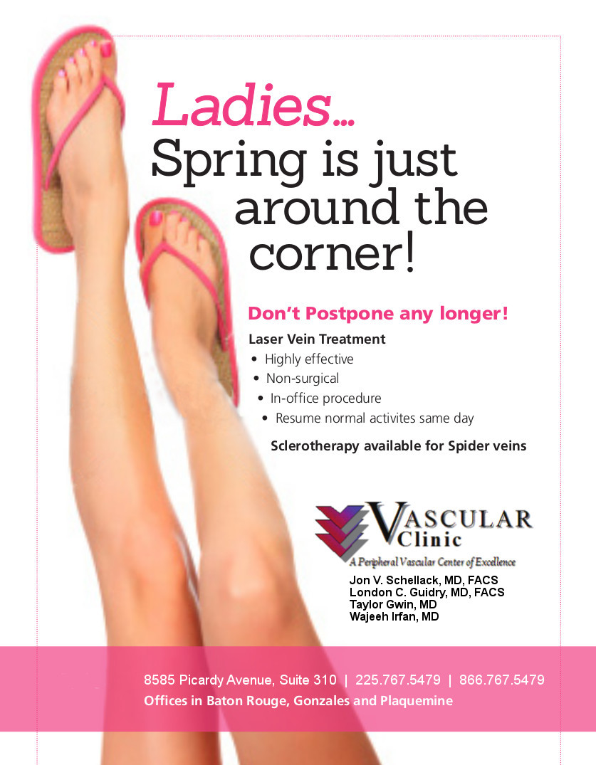 Varicose Veins and treatment options at the Vascular Clinic in